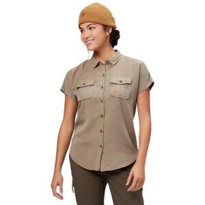 Marine Layer Women's Dana Short-Sleeve Utility Shirt – XL